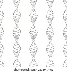 Coloring seamless pattern. Print for cloth design, textile, fabric, wallpaper