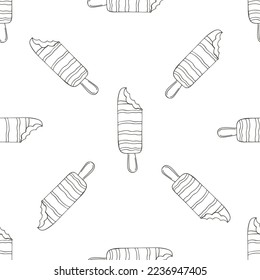 Coloring seamless pattern. Print for cloth design, textile, fabric, wallpaper