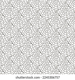 Coloring seamless pattern. Print for cloth design, textile, fabric, wallpaper