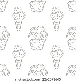 Coloring seamless pattern. Print for cloth design, textile, fabric, wallpaper