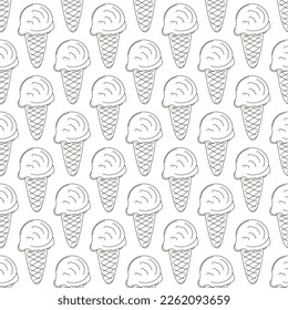 Coloring seamless pattern. Print for cloth design, textile, fabric, wallpaper