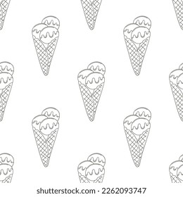 Coloring seamless pattern. Print for cloth design, textile, fabric, wallpaper