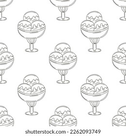 Coloring seamless pattern. Print for cloth design, textile, fabric, wallpaper