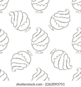 Coloring seamless pattern. Print for cloth design, textile, fabric, wallpaper