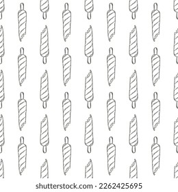 Coloring seamless pattern. Print for cloth design, textile, fabric, wallpaper
