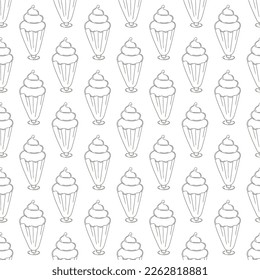 Coloring seamless pattern. Print for cloth design, textile, fabric, wallpaper