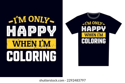 Vector de plantilla de diseño de camiseta de color