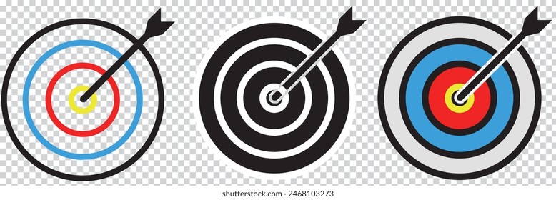 coloring Target icon vector. target icon line art style , business line art vector eps 10. Target Icon, Target Board. 7890