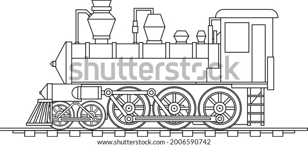 coloring train. stock for\
coloring book