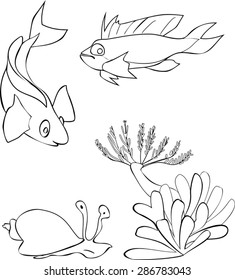 Coloring with Tropical Fish
