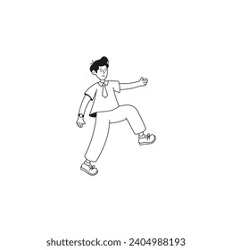 coloring vector communication poses illustration