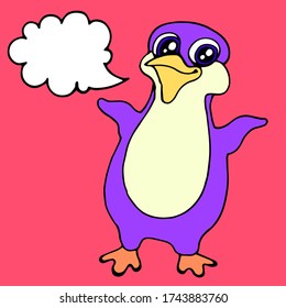 coloring vector illustration print with text plase and funny animal