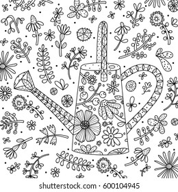 Garden Coloring Pages Images, Stock Photos & Vectors ...