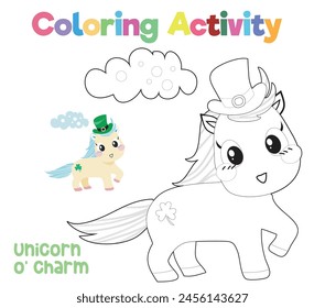 Colorear página de hoja de cálculo. Hoja de trabajo para colorear imprimible educativo. Página de actividad imprimible para niños. Juego de aprendizaje. archivo de Vector.