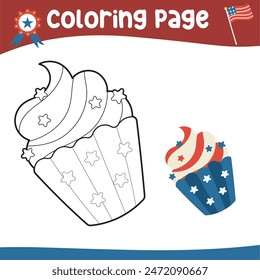Coloring worksheet page. Educational printable coloring worksheet. Printable activity page for kids. Learning Game. Vector file.