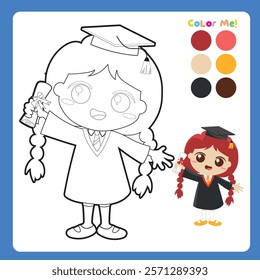 Coloring worksheet page. Educational printable coloring worksheet. Printable activity page for kids. Learning Game. 