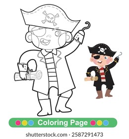 Coloring worksheet page. Educational printable coloring worksheet. Printable activity page for children 