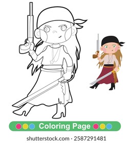 Coloring worksheet page. Educational printable coloring worksheet. Printable activity page for children 