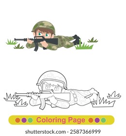 Coloring worksheet page. Educational printable coloring worksheet. Printable activity page for children 