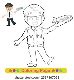 Coloring worksheet page. Educational printable coloring worksheet. Printable activity page for children 