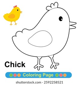 Coloring worksheet page. Educational printable coloring worksheet. Printable activity page for children 