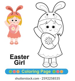Coloring worksheet page. Educational printable coloring worksheet. Printable activity page for children 