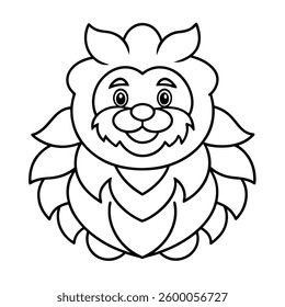 coloring-book-page, this is a editable file.