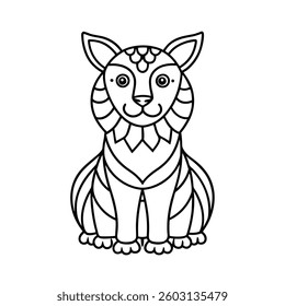 coloring-book-page, this is a editable file.