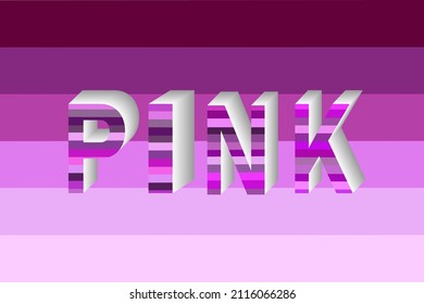 Colorizing 3D illustration  of color's name covered in color wheel colors 