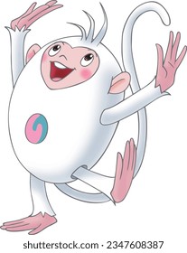 Colorkey Monkey Future,Enthusiastic and lively, happy, lost, angry and never concealed, no one can restrain his mood.