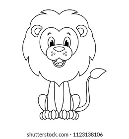 cartoons eye clipart black and white lion