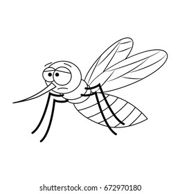 Illustration Cartoon Mosquito Stock Vector (Royalty Free) 118153384 ...