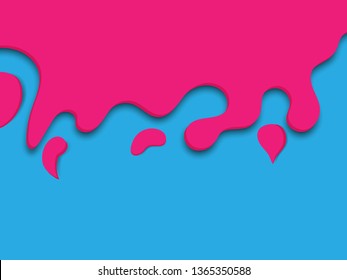 Colors abstract background color 3d paper art illustration. Contrast colors. Abstract vector gradient elements for logo, banner, post