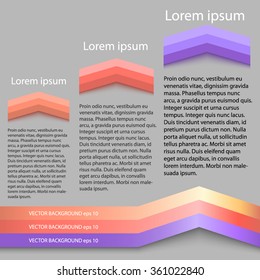 Colors abstract line background corporate concepts with triangle. Vector illustration EPS 10 for business workflow layout, web banner template, page magazine, brochure design elements