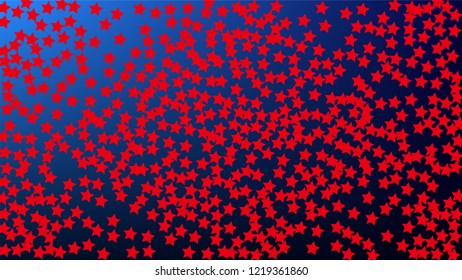 Colors of American Flag. USA Independence Day.  . Invitation Background. Banner, Christmas and New Year card, Postcard, Packaging, Textile Print.
