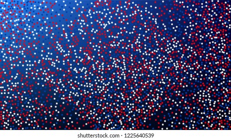 Colors of American Flag. USA Independence Day.  . Invitation Background. Banner, Christmas and New Year card, Postcard, Packaging, Textile Print.