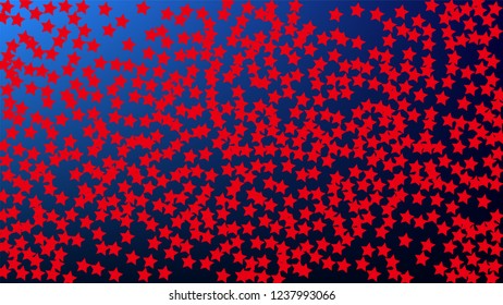 Colors of American Flag. USA Independence Day.  . Invitation Background. Banner, Christmas and New Year card, Postcard, Packaging, Textile Print.