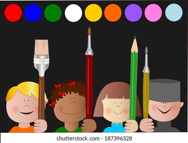 colors and children