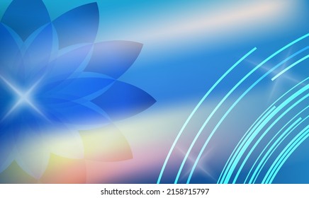 Los colores cubren la página fondo de la plantilla horizontal con gradiente luminoso bello afiche de tema brillante, banner, invitación oficial, presentación de nuevos productos folleto. Vector EPS10
