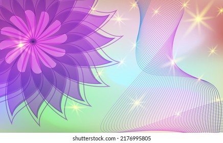 Los colores cubren la página fondo de la plantilla horizontal con gradiente luminoso bello afiche de tema brillante, banner, invitación oficial, presentación de nuevos productos folleto. Vector EPS10