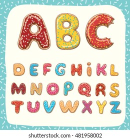 Colors donuts ABC