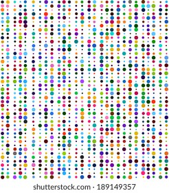 colors dots seamless fashion pattern fabric textures, vector illustration. Design for web and mobile app.

