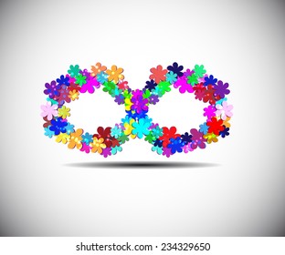colors flower mask