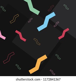 colors and geometric figures background