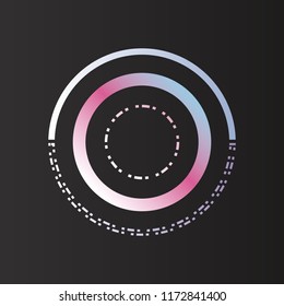 colors and geometric figures background