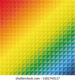 colors and geometric figures pattern