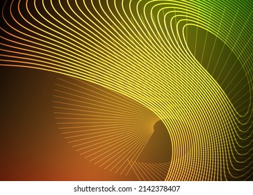 Colors horizontal template background with glow light gradient beautiful wavy lines for glowing-theme poster, digital business banner, official invitation, page cover and brochure. EPS10 vector