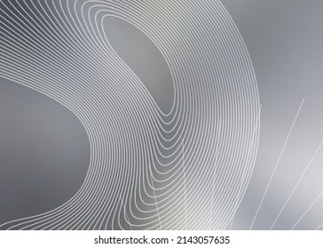 Colores fondo de plantilla horizontal con gradiente luminoso bellas líneas onduladas para afiche de temas brillantes, banner de negocios digital, invitación oficial, portada de página y folleto. Vector EPS10
