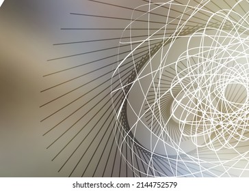 Farbige horizontale Vorlagenhintergrund mit glänzendem hellen Farbverlauf wunderschöne Linien für leuchtendes Design-Poster, digitales Business-Banner, offizielle Einladung, Seitenabdeckung und Broschüre. EPS10-Vektor