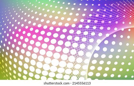 Colores fondo de plantilla horizontal con gradiente luminoso bellas líneas onduladas para afiche de temas brillantes, banner de negocios digital, invitación oficial, portada de página y folleto. Vector EPS10